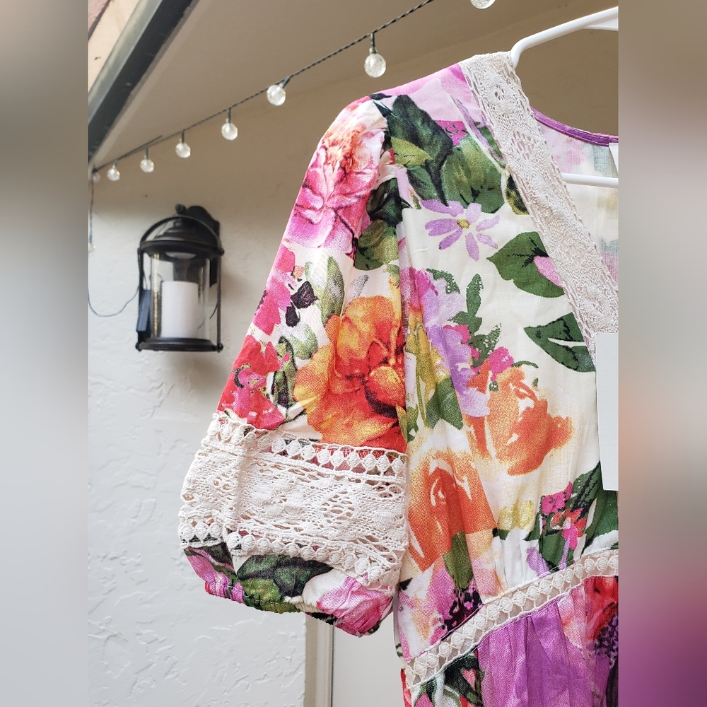 New Joie S Cotton Dress - Picture 2 of 7